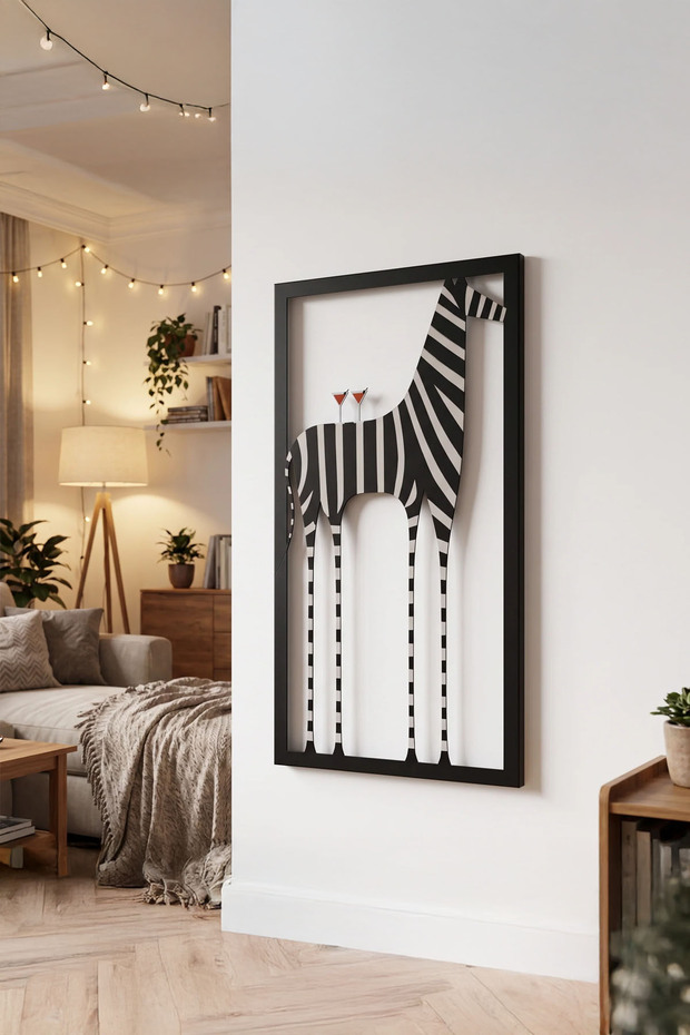 Zebra Metal Tablo