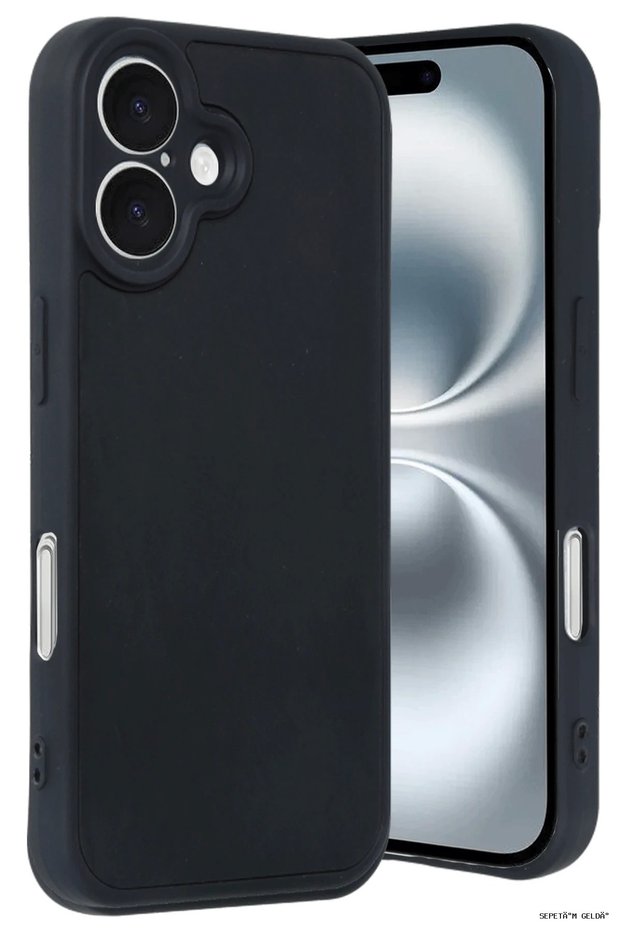 Spt-Gld Newface iPhone 16 Case Aras Leather Cover (150835) - Black