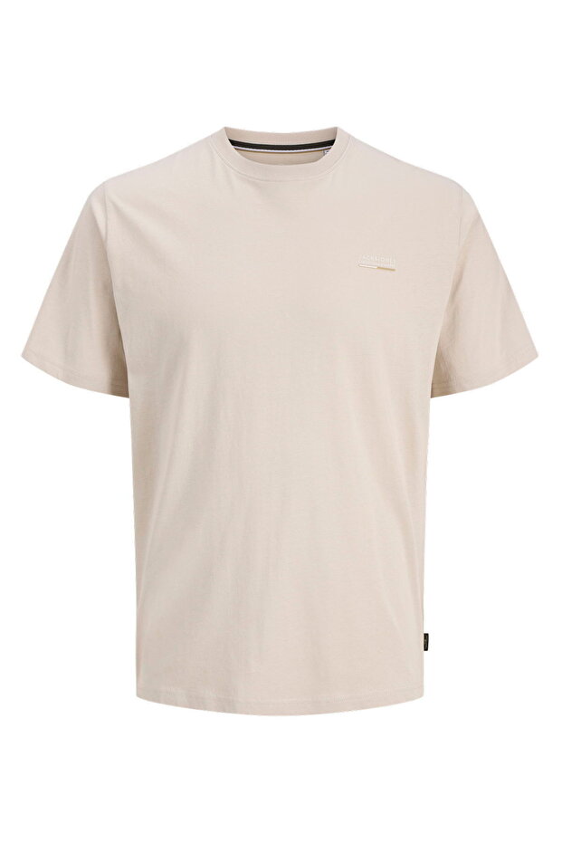 Men's Chest Printed Regular Fit Crew Neck T-Shirt - Kyle