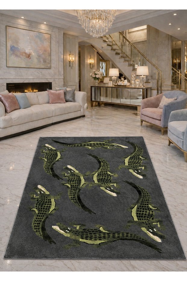 Sdt Mixed Patterned Modern Woven Base Decorative Carpet Sdtamor1538
