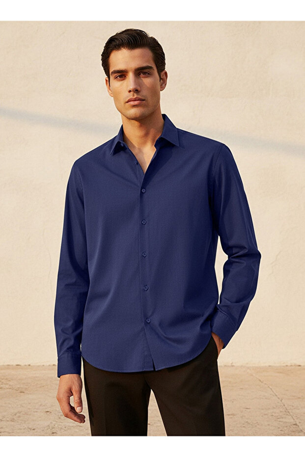 Smart Regular Fit Long Sleeves Shirt