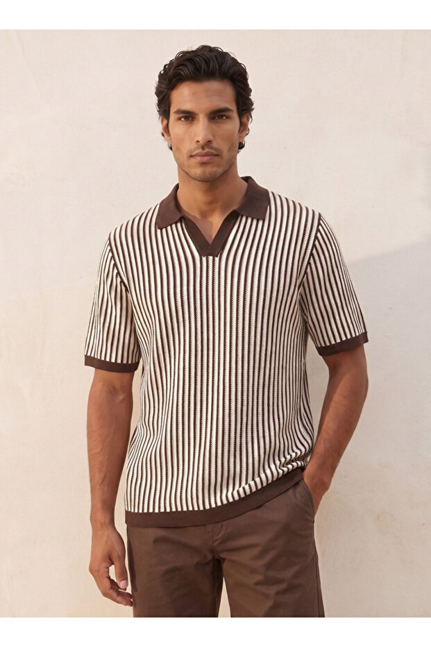 Smart Striped Polo T-shirt