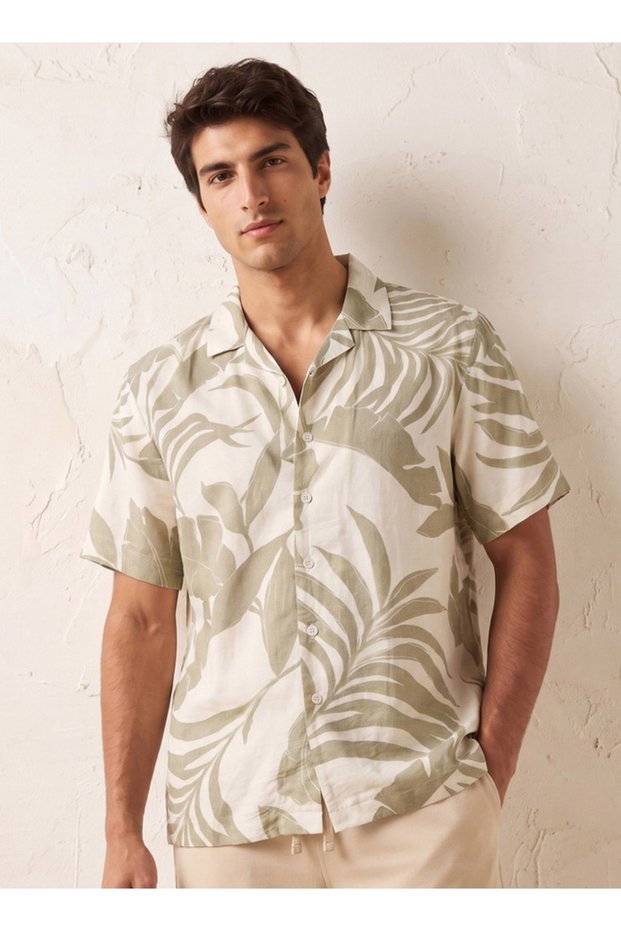 Smart Regular Fit Printed Resort Shirt