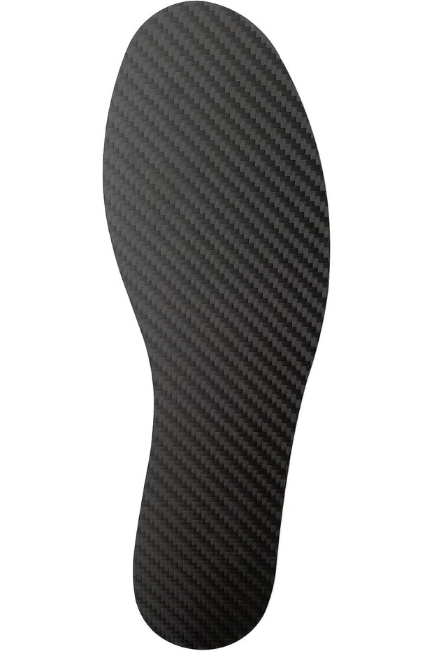Carbon Fiber Shoe Insoles 23 cm Size 36 - Hard, Thin, and Durable Orthopedic Insoles (Single)
