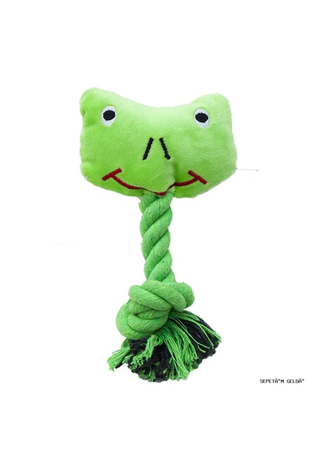 Spt-Gld Plush Frog with String (201317) 16 cm