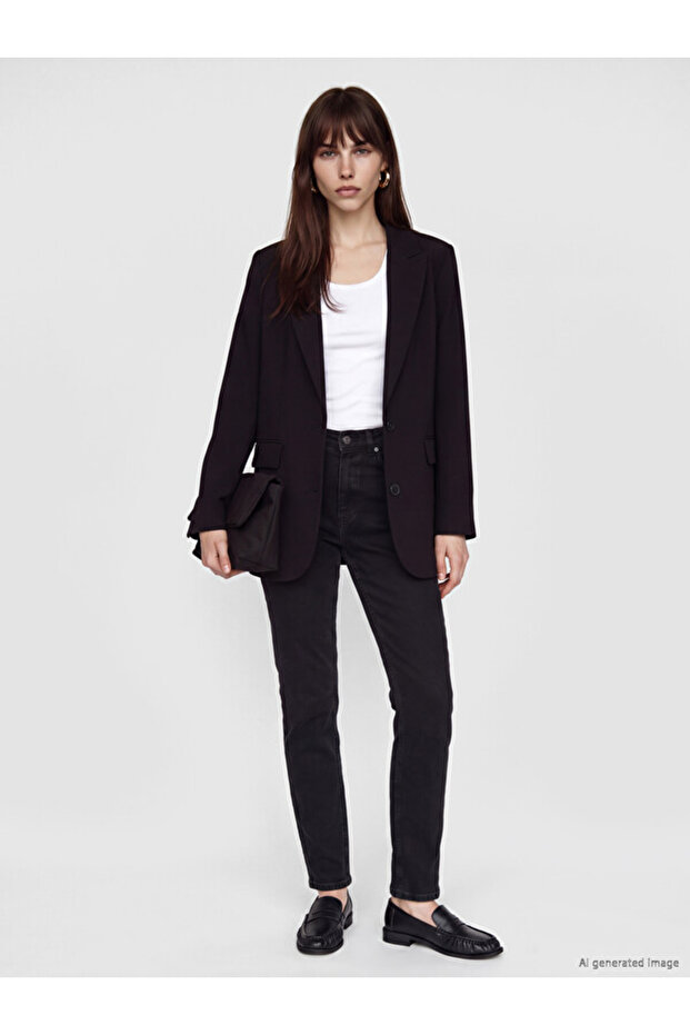 Esvab • Modern & Distinctive Slim Fit Women's Jean Pants