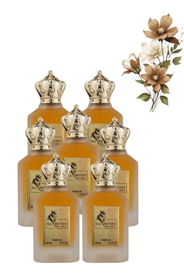7 قطع عطر الورد والفانيليا 100 مل