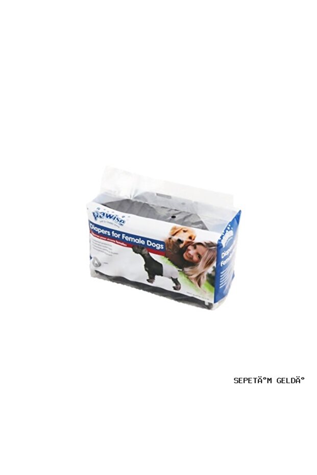 Spt-Gld Dog Bottom Tie Cloth L Size Black (214953) 12 Pieces