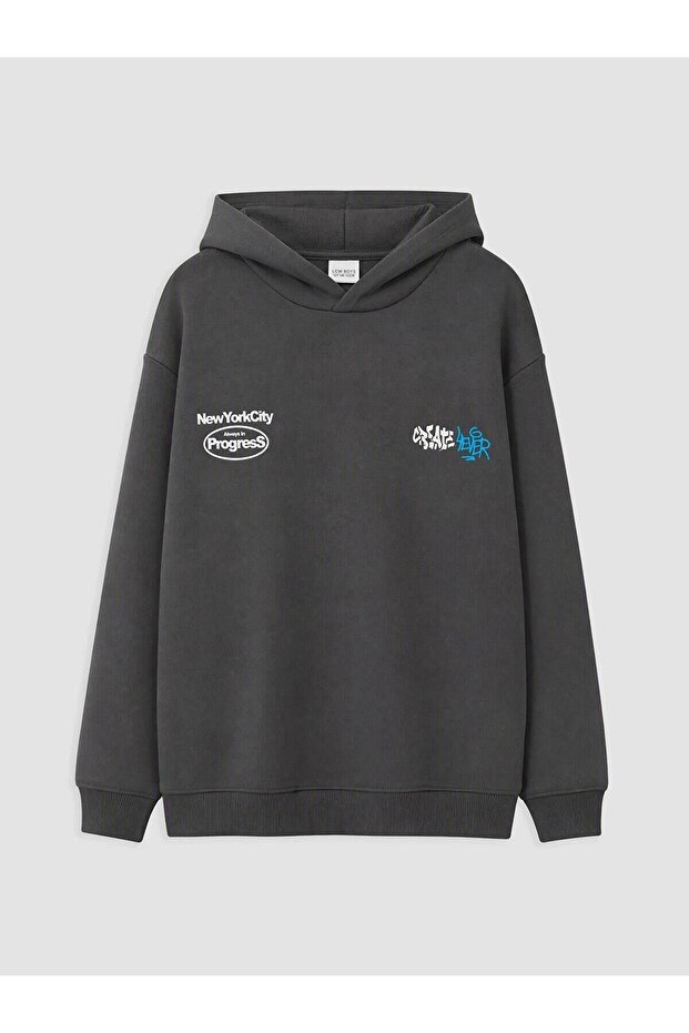 Printed Boys' Thick Sweatshirt (W6)