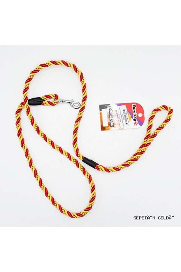 Spt-Gld Dog Extension 8mm X 120cm (233825) Yellow Red