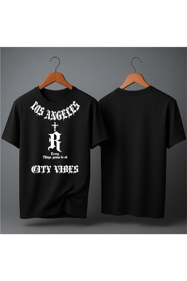 Los Angeles Printed Oversized T-Shirt