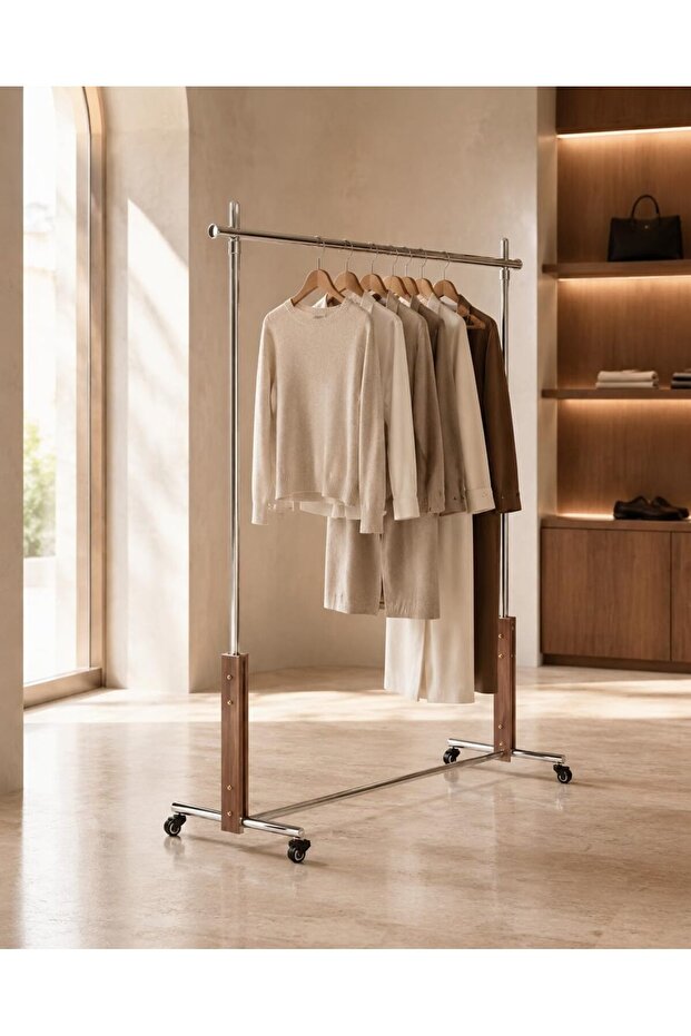 Luxury Rotating Clothes Rack - Elegant Design and Practical Organization | Height 170 cm x Width 140 cm