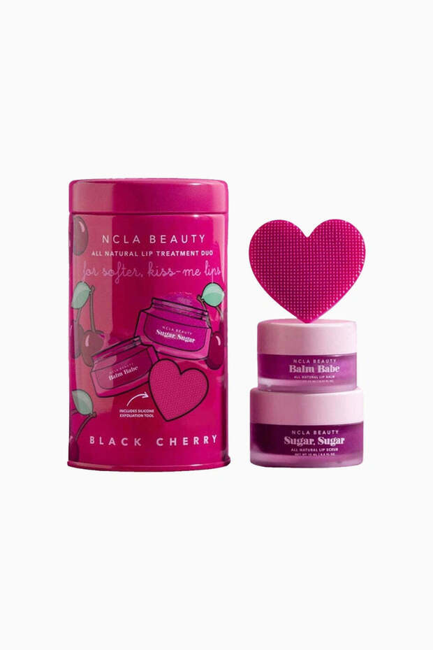 Black Cherry 3-Piece Vegan Lip Care Set - Set of 3