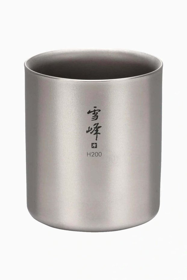 Ti-Double H200 Titanium Double Wall Mug - Dark Gray
