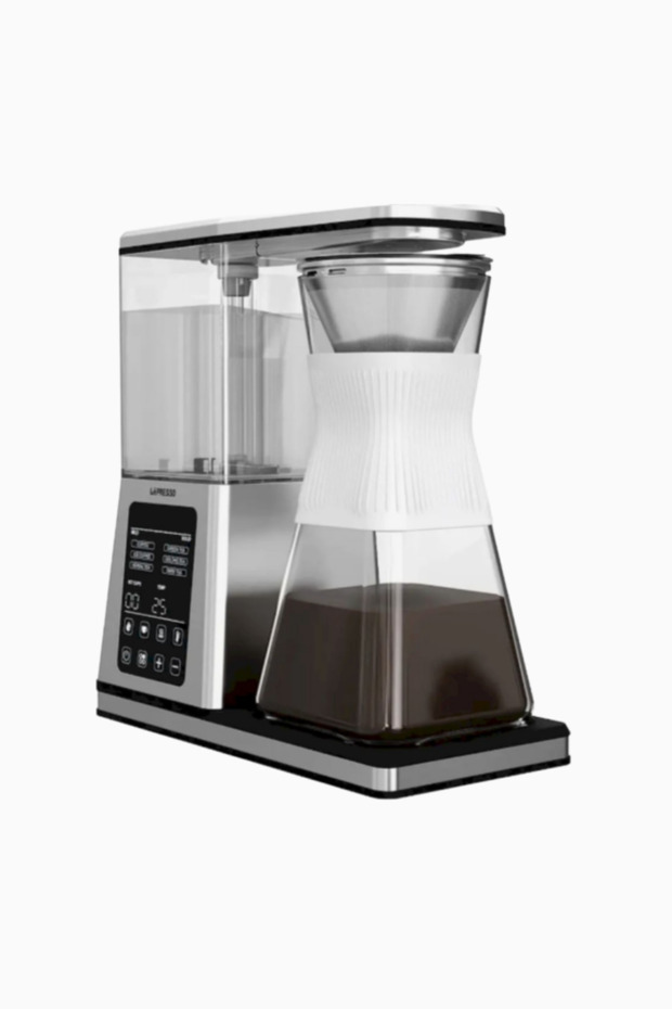 Crystal Brew Lcd Controlled Filter Coffee and Tea Maker - Black