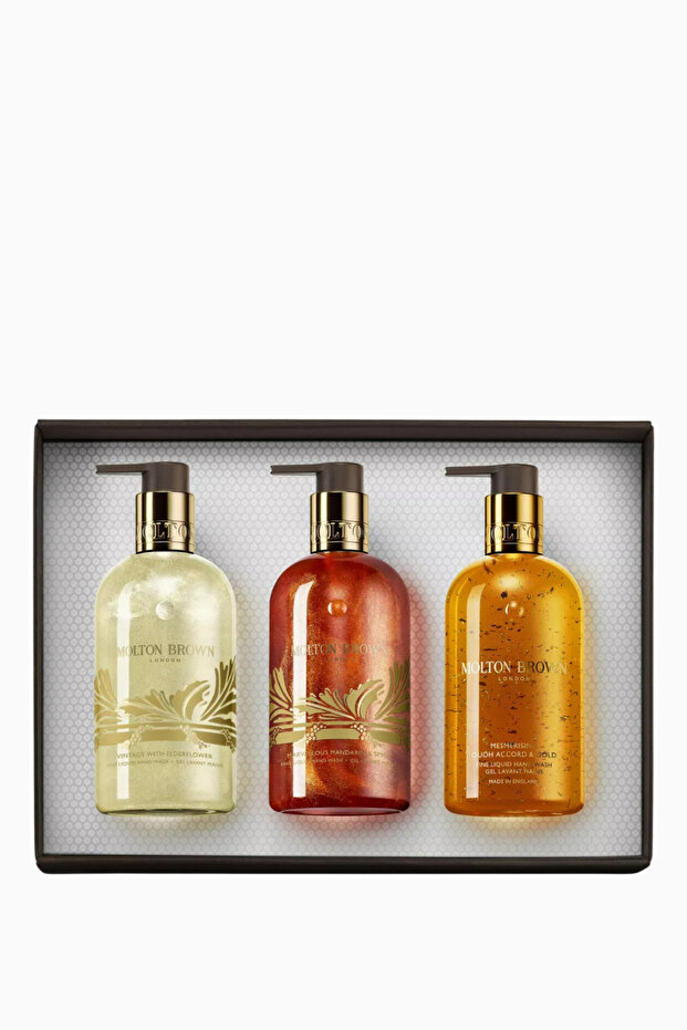 Triple Hand Wash Soap, Vintage Flower, Mandarin & Oudh - 300 ml