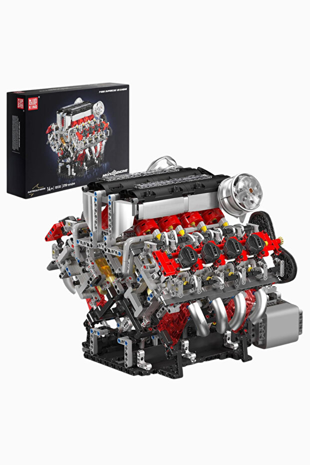 10130 V8 Engine Model 2718 Piece Luxury Building Set - Multi-Color