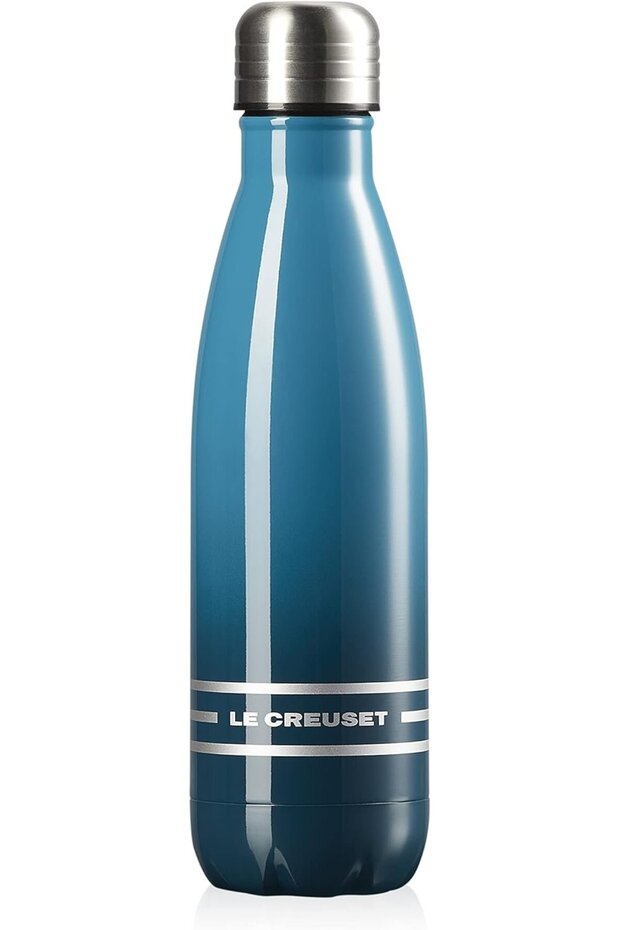 Stainless Steel Flask 0.5 L Deep Teal Color