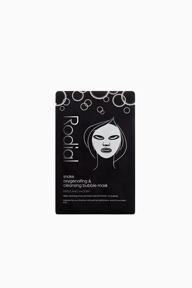 Snake Bubble Sheet Mask 4-Pack Box Skin Detox, Moisturizing and Pore Tightening Mask - 4 X 22