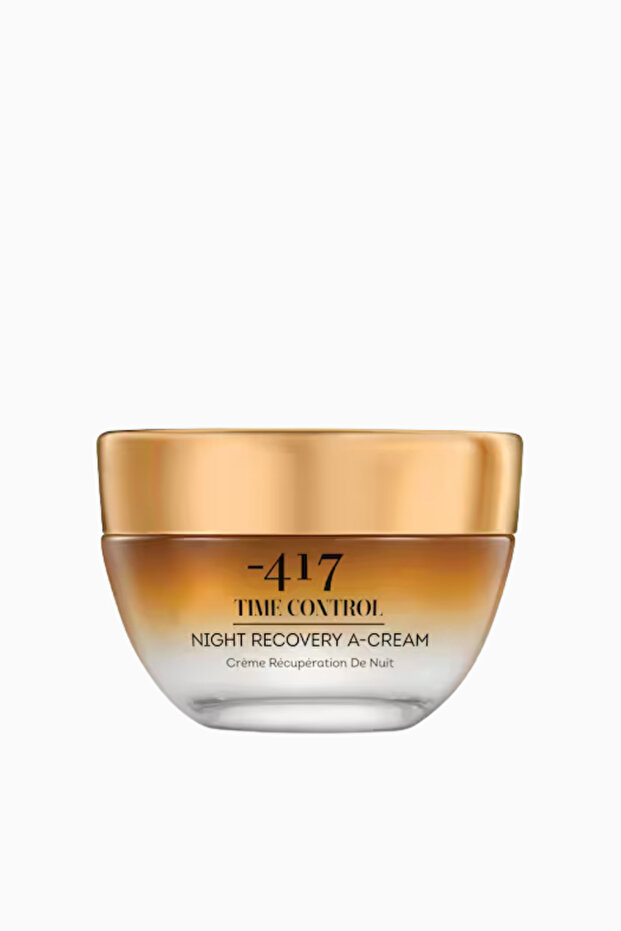 Time Control Recovery a Night Cream, Anti-Aging Facial Care with Retinol, Dead Sea Mineral