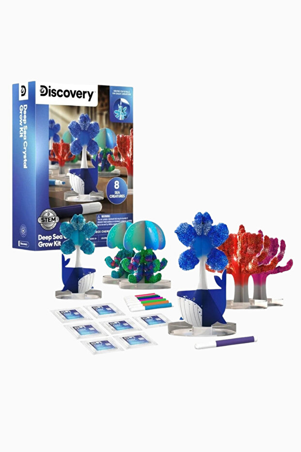 Sea Creatures Crystal Magnification Educational Kit - Multi-Color