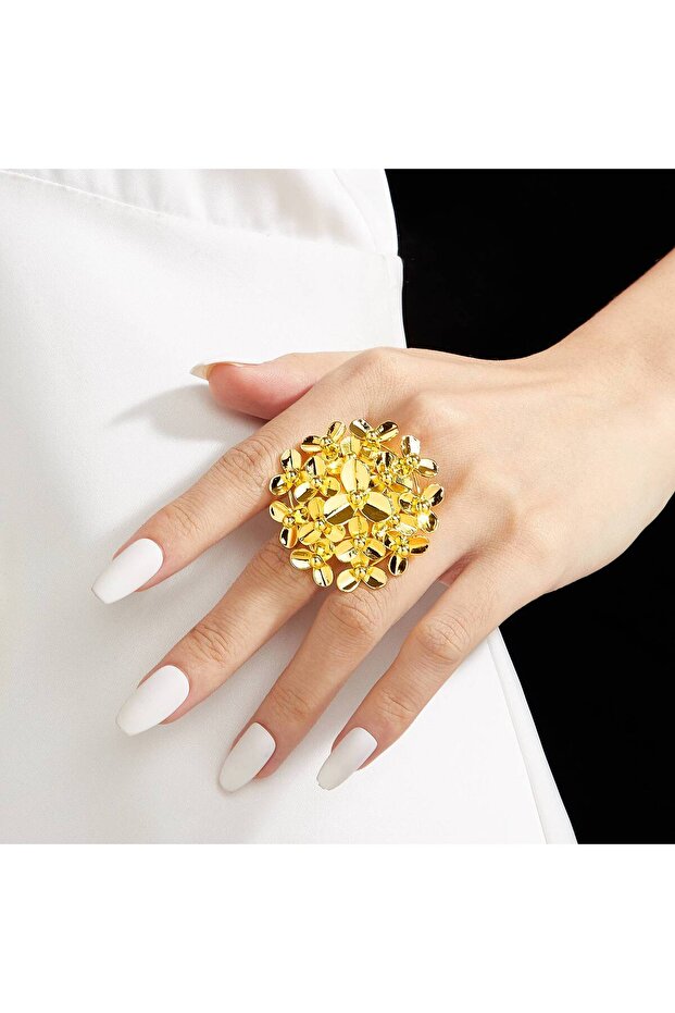 Latest Trendy Islamic Religious 18 K Gold Plated Copper IGI Certified Dubai Engagement Bridal
