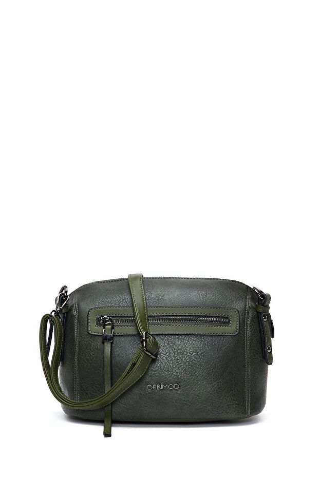 Women's Green Long Strap Crossbody Bag Ab200001Sv
