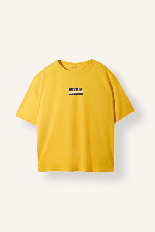 Boxy Fit Crew Neck Short Sleeve Printed T-Shirt I7746Ax26Au