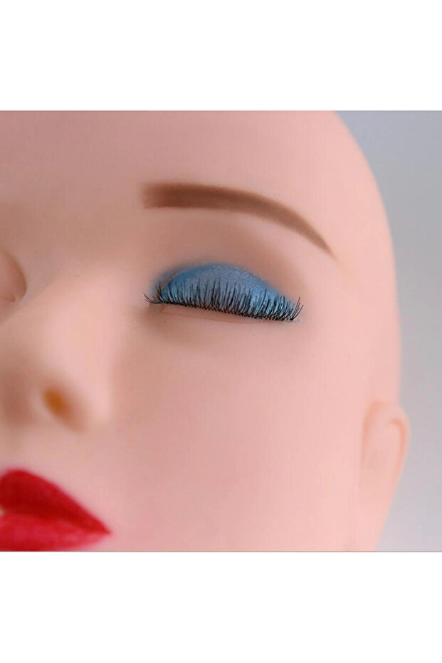 Makeup + Training Mannequin for Silk Eyelashes and Eyebrows + Table Attachment