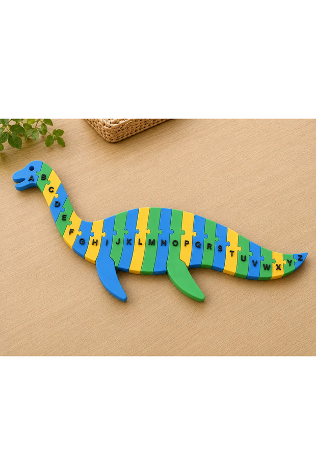 3D Printing Dinosaur-Shaped Alphabet Puzzle - A-Z Letter Matching Toy