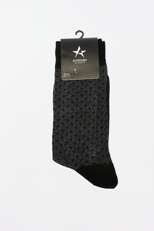 Men's Black Single Socks