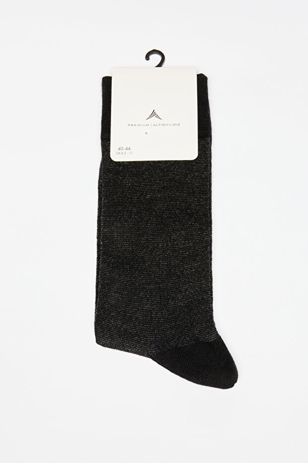 Men's Black Single Socks