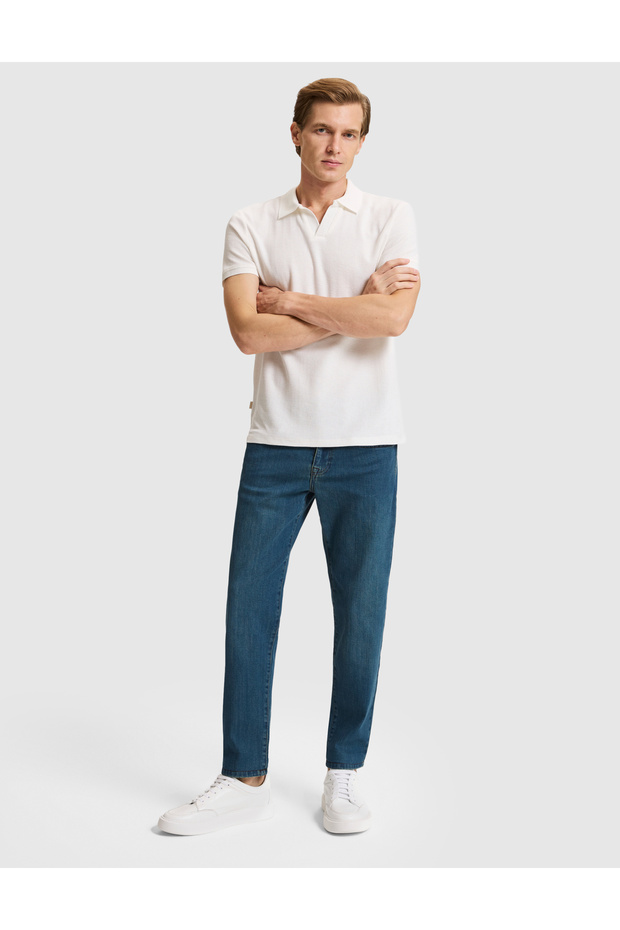 Blue New Slim Fit Jean Trousers 50331416-Vr036
