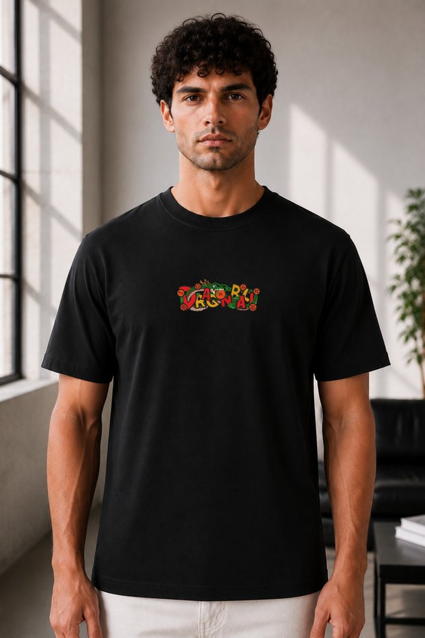 Unisex Oversize Hunter X Hunter Gon Freecss Embroidered Anime T-Shirt 100% Cotton