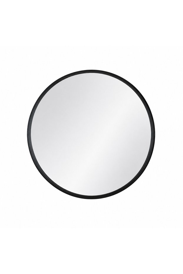 Black Framed Wall Mirror 70X70 cm