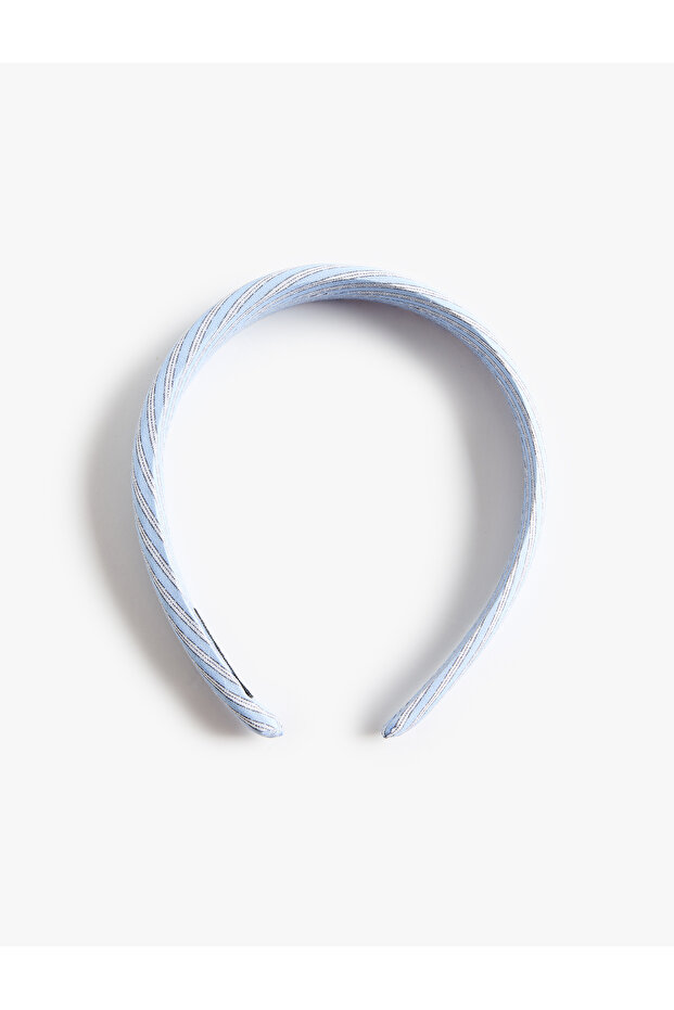Fabric Detailed Striped Crown