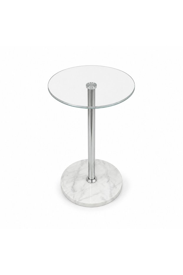 Single Service Table Silver