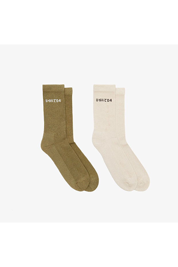 United4 Classic Unisex Khaki Socks