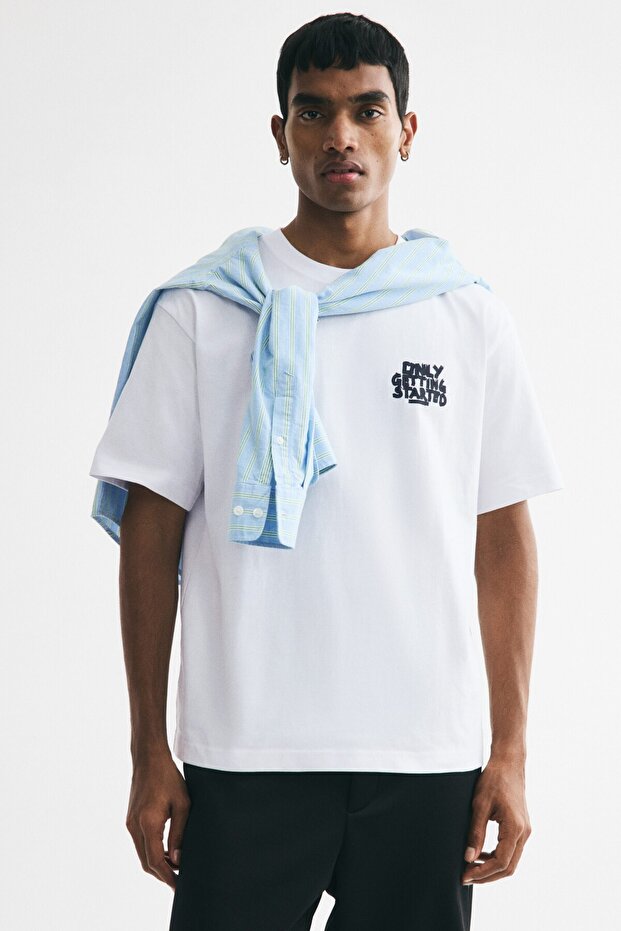Relaxed Fit Baskılı Tişört