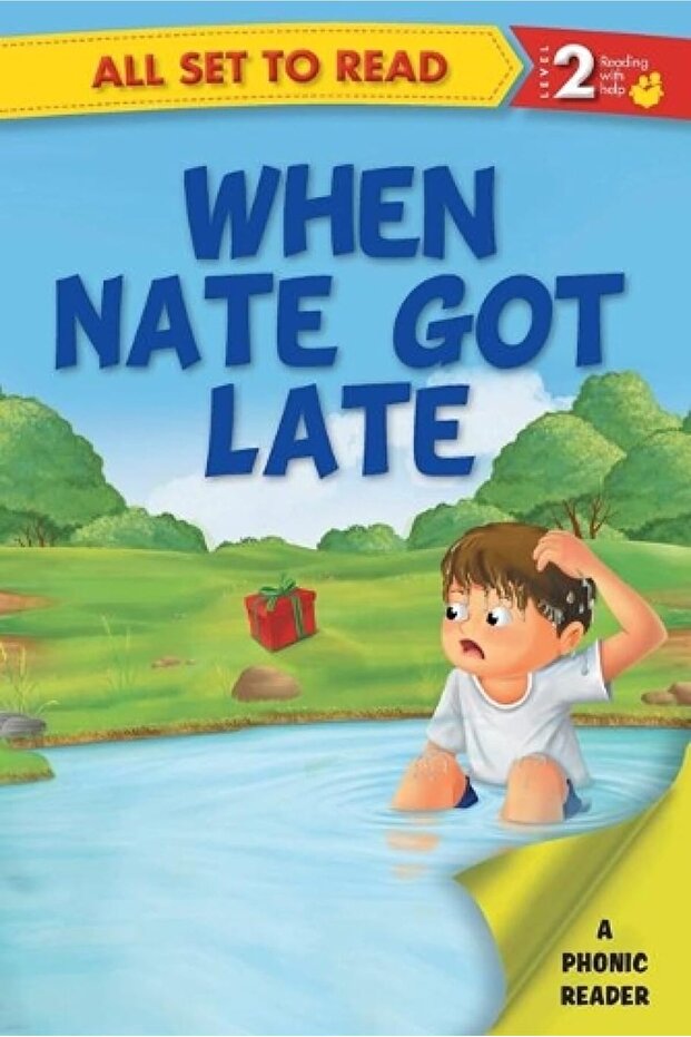 All set to Read A Phonics Reader When Nate Got Late