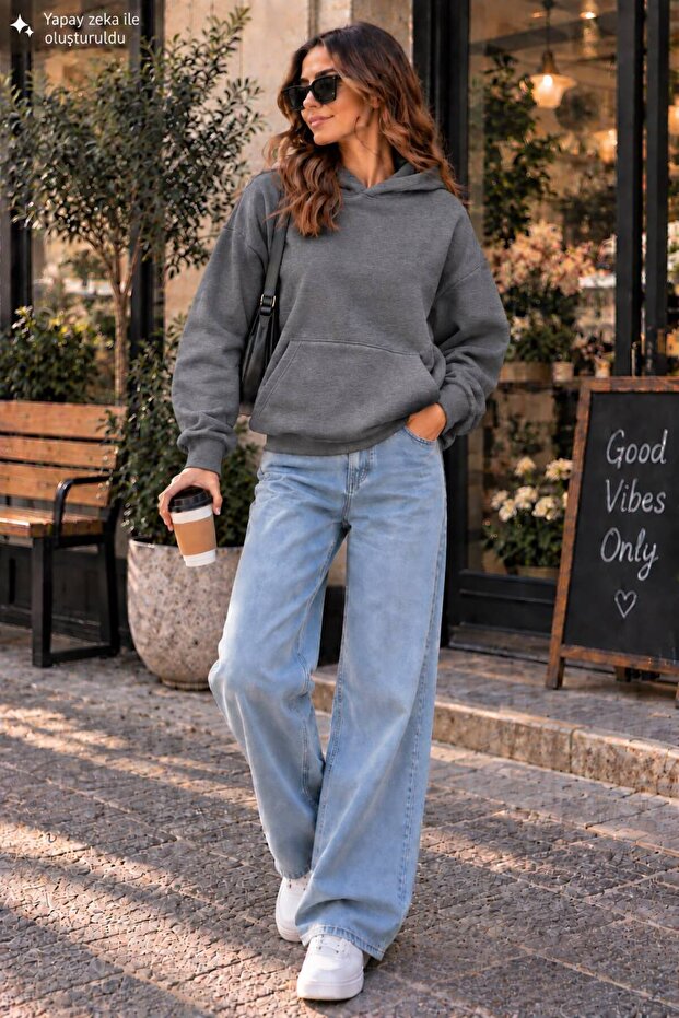Women's Hooded Kangaroo Pocket Sweatshirt