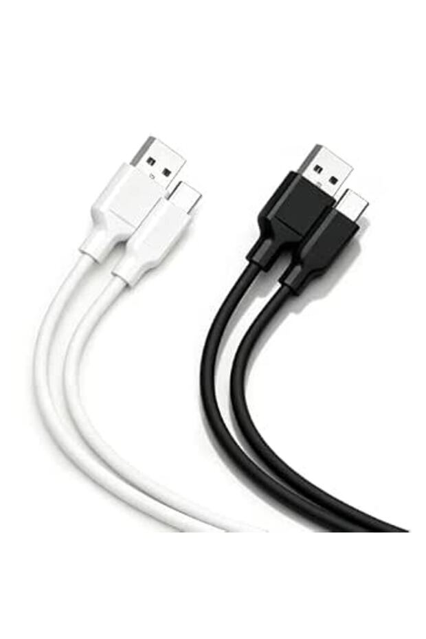 كابل USB C من Bestwish، [عبوة من قطعتين بطول 3 أمتار] كابل شحن USB A إلى Type C، كابل Type C للشحن السريع ونقل البيانات