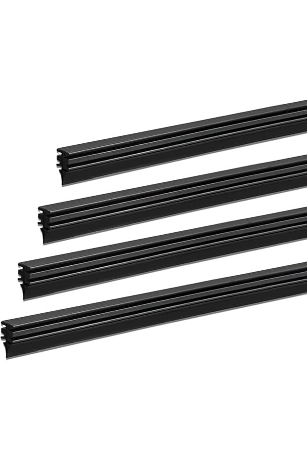 Car Wiper Blade Replacement Strips, 4 Pieces 26 Inch Universal Silicone Refills, Premium Wind