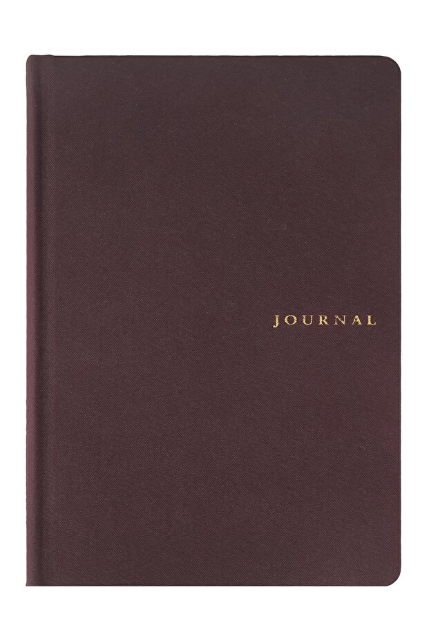 Harmoni Linen Hard Cover Notebook A5, 120 Pages, 120 Gr. Striped