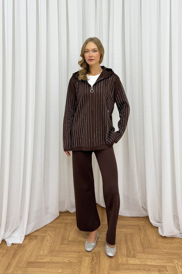 Stoned Knitwear Set 87-25340