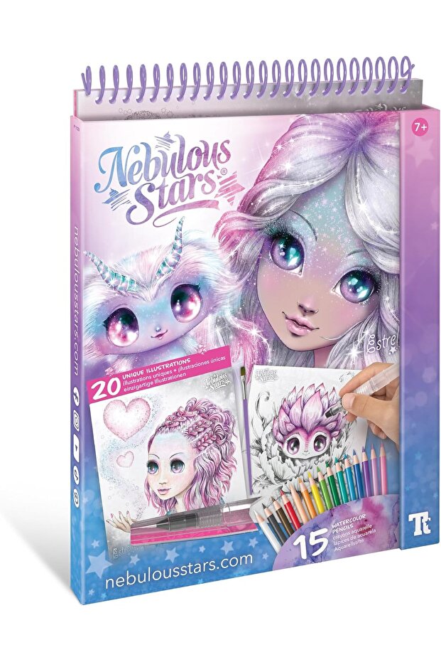 Watercoloring Book Set Featuring Estrelia