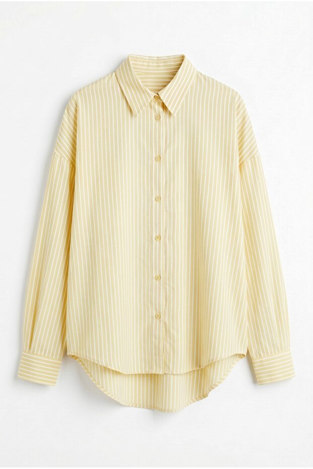 Striped Oversize Shirt Ru-2021