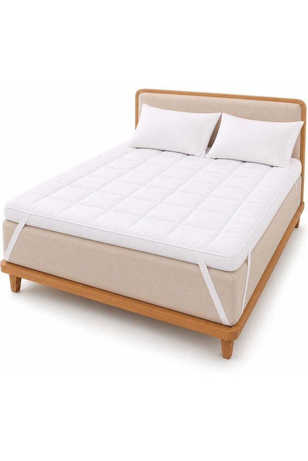 Ultra Soft Mattress Topper 90x190+7cm, 600 GSM Luxury Microfiber Mattress Pad, Extra Plush Quilted Bed Topper with 4-Side Elastic Bands, Hotel Quality Bedding Protector for Enhanced Comfort