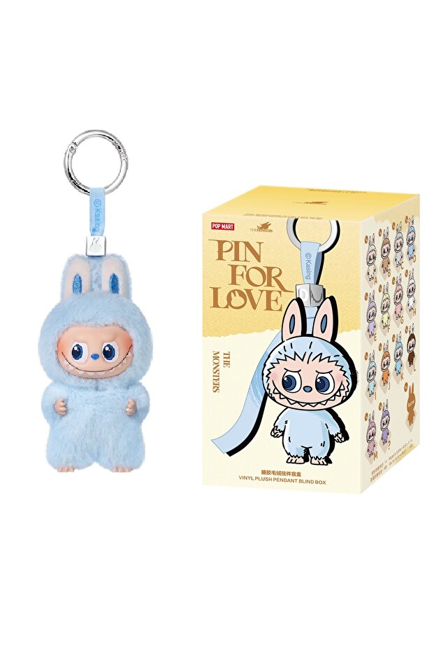 THE MONSTERS LABUBU Pin for Love Series Plush Pendant A–M