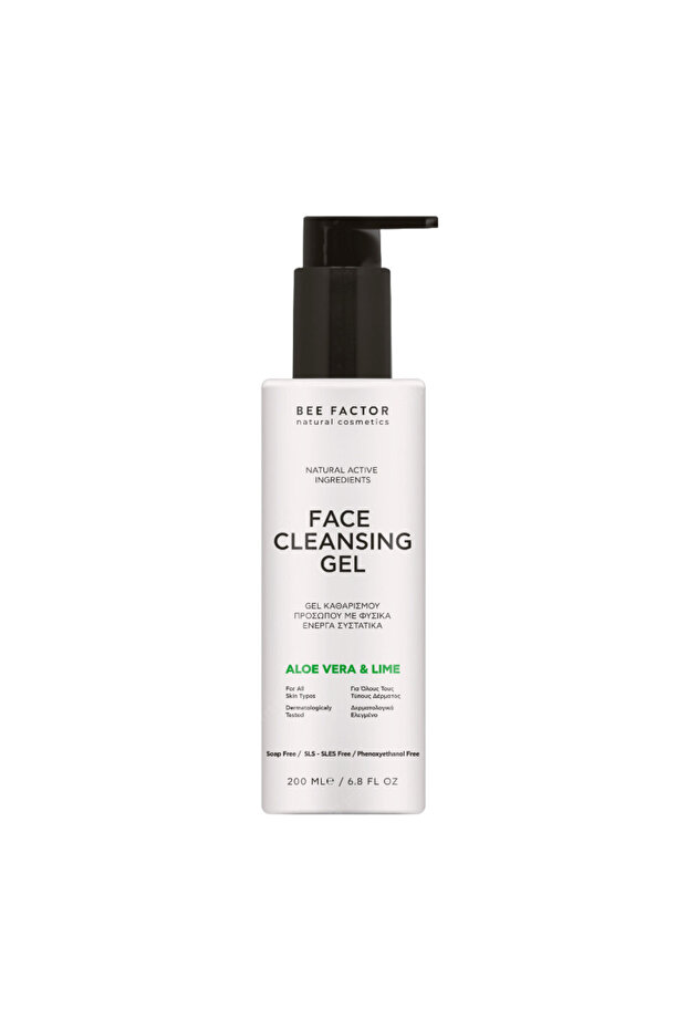 Bee Factor Natural Cleansing Gel with Aloe Vera & Lime 200ml